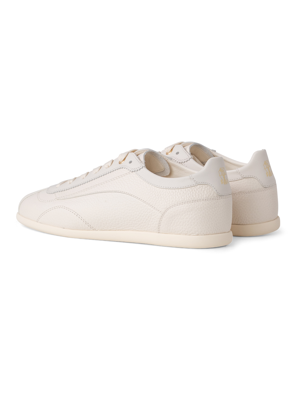 Lage sneakers van kalfsleer | Wit