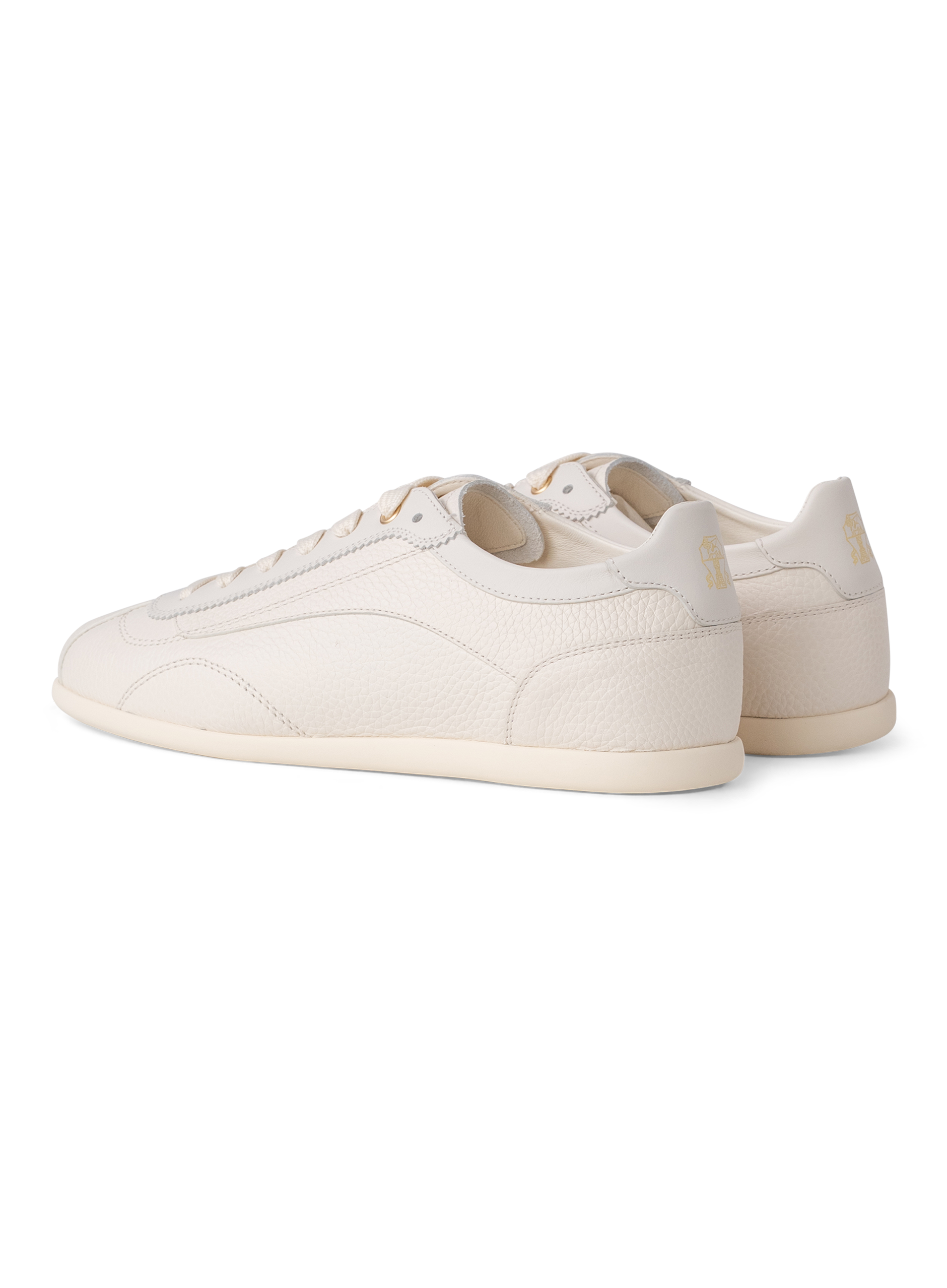 Lage sneakers van kalfsleer | Wit