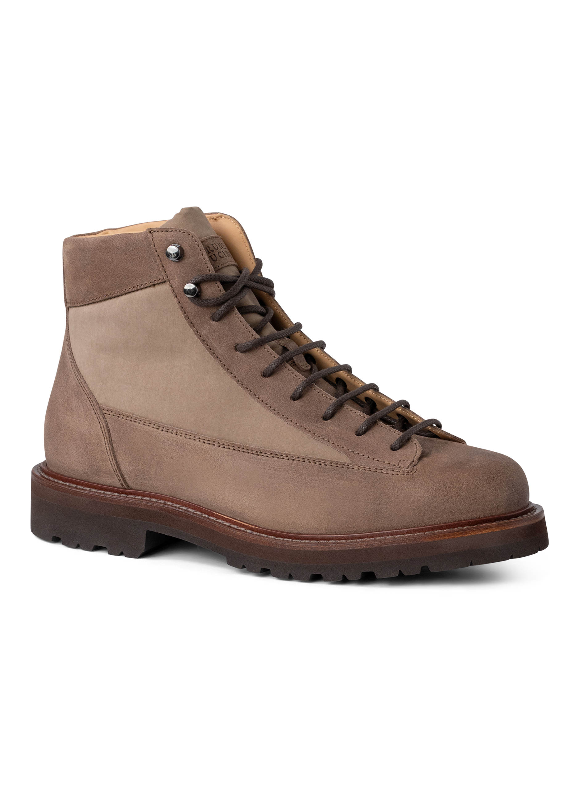 Urban outdoor boots van suède | TAUPE