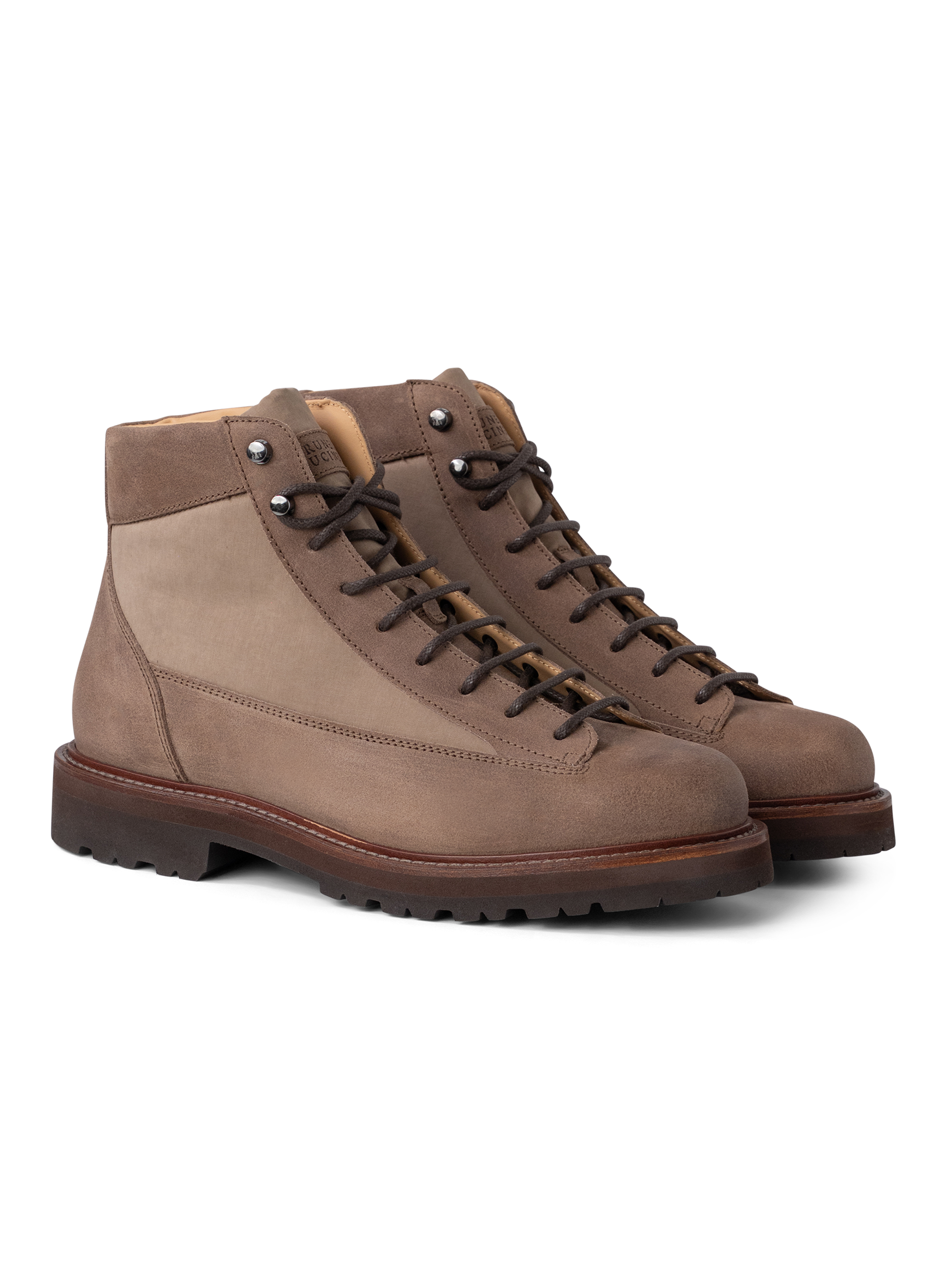Urban outdoor boots van suède | TAUPE