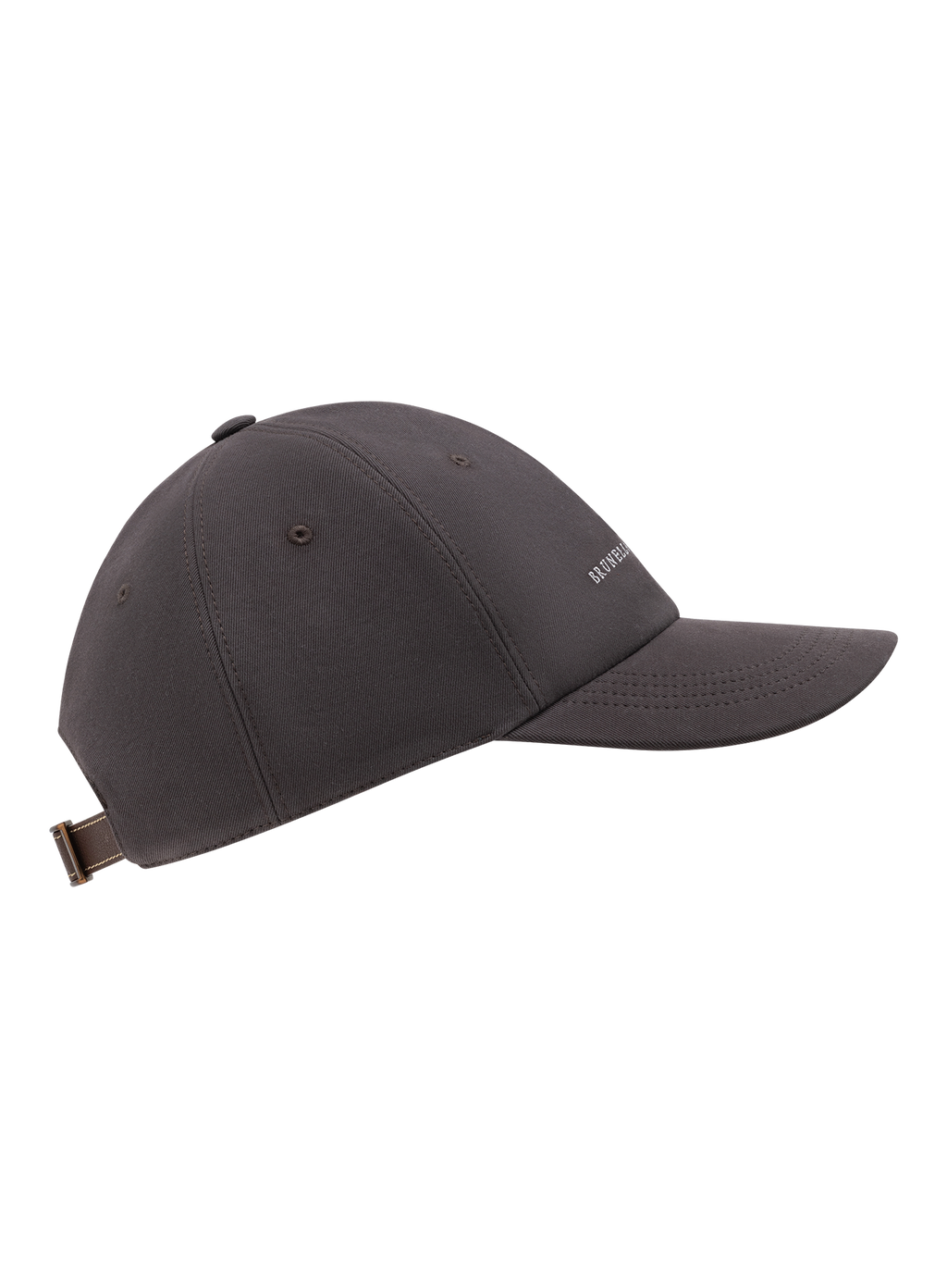 Baseball cap van katoen met logo | Bruin