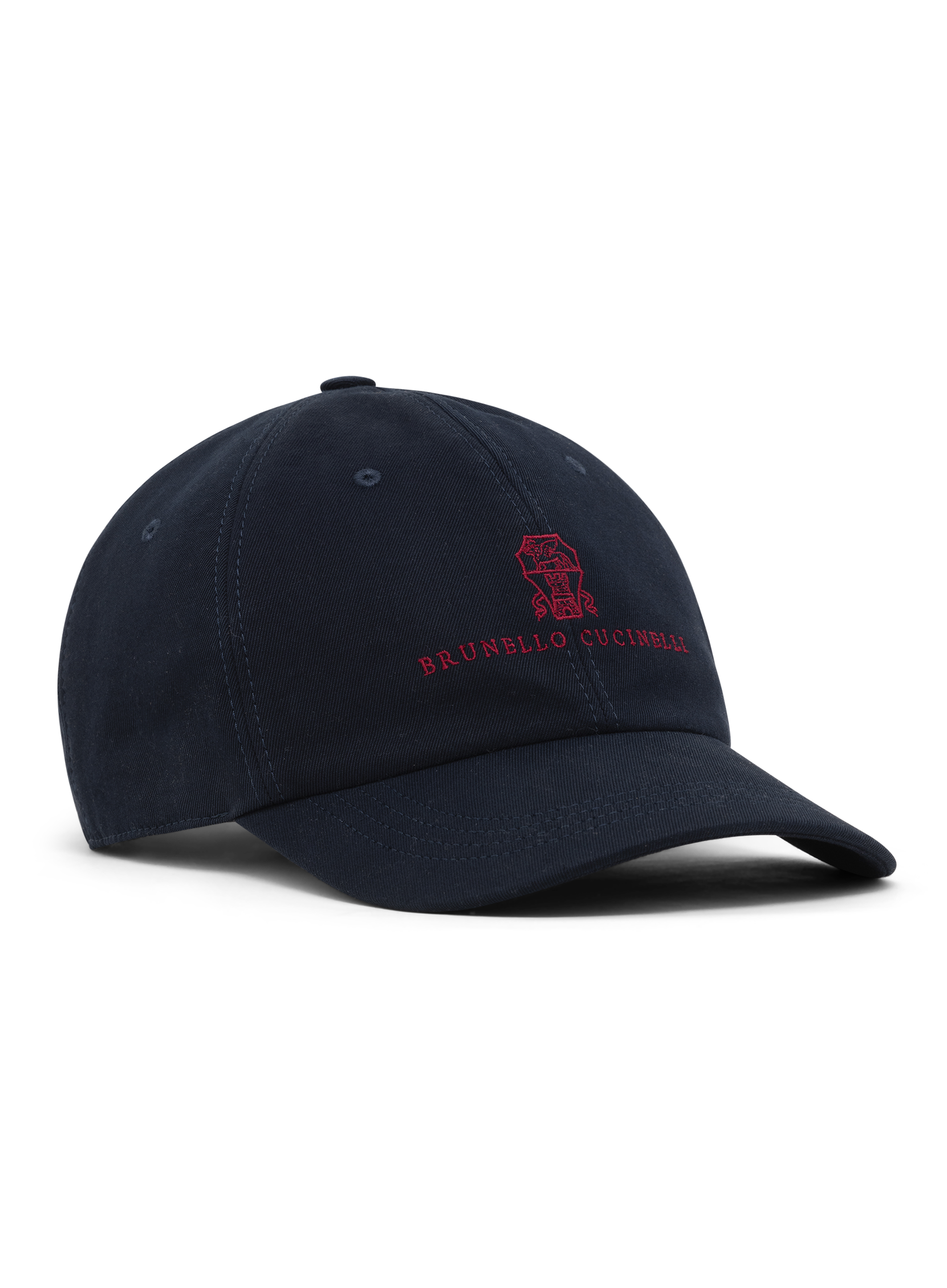 Baseball cap van katoen met logo | BLUE NAVY