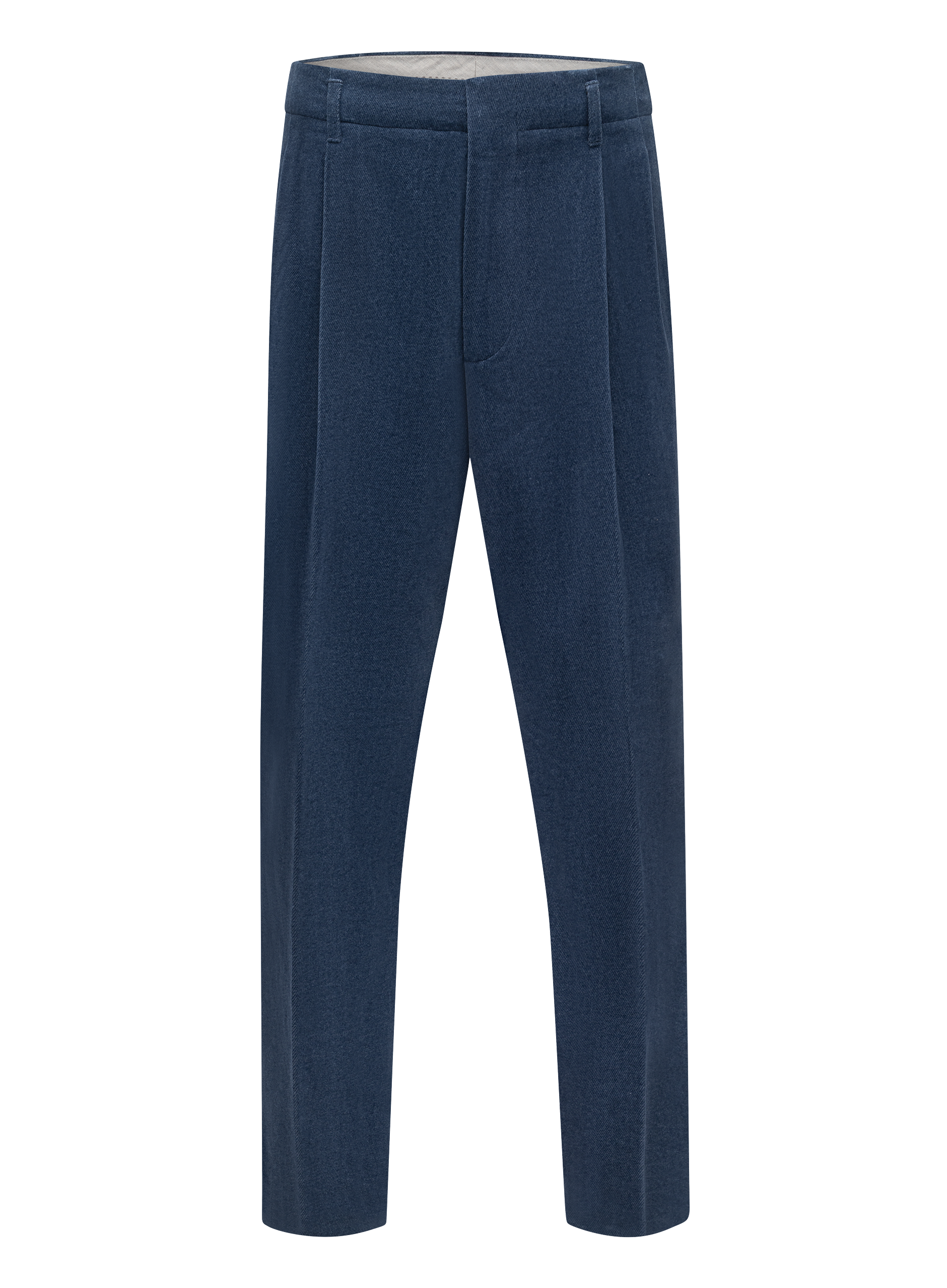 Denimlook pak van fluweel katoen | Blue Denim