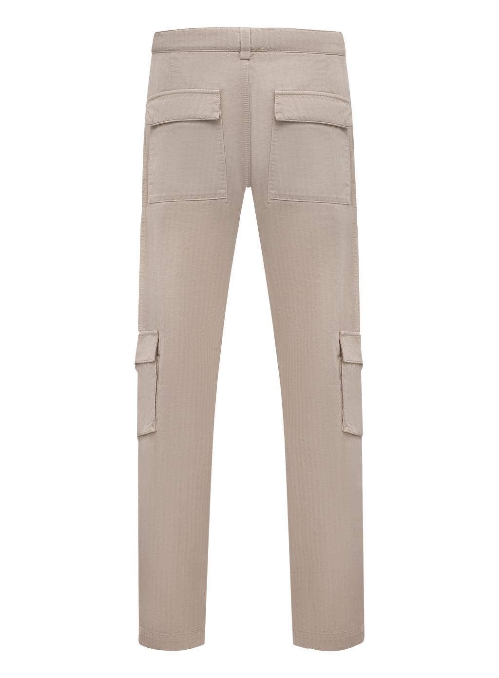 Chevron cargobroek van katoen | Beige