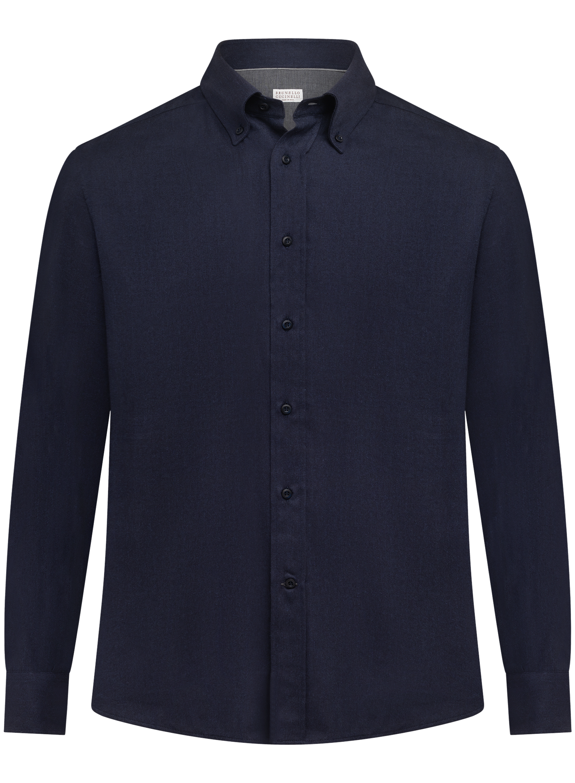 Button-down overhemd van katoen | BLUE NAVY