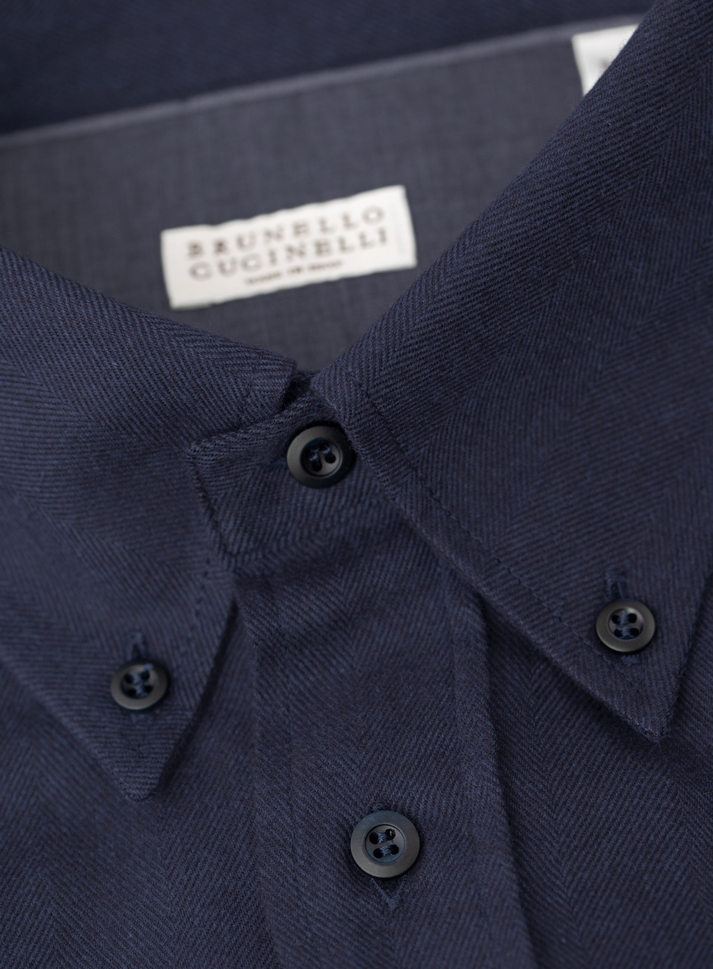Button-down overhemd van katoen | FULL_WIDTH | BLUE NAVY
