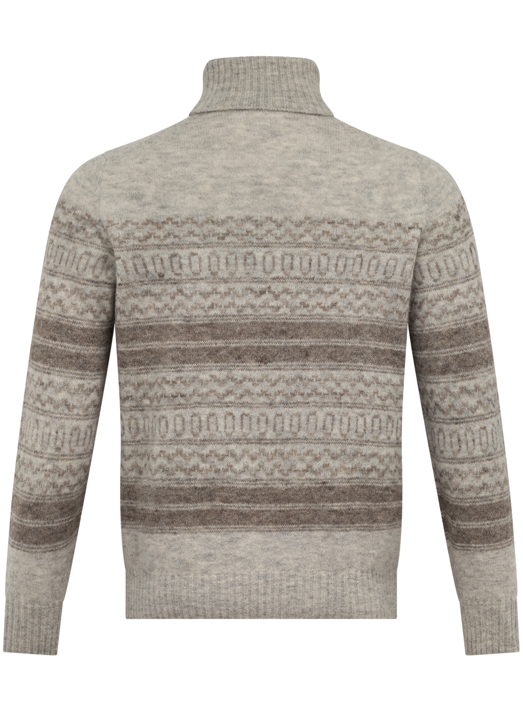 Coltrui met Noors jacquarddessin van alpaca, cashmere en wol | Multicolor