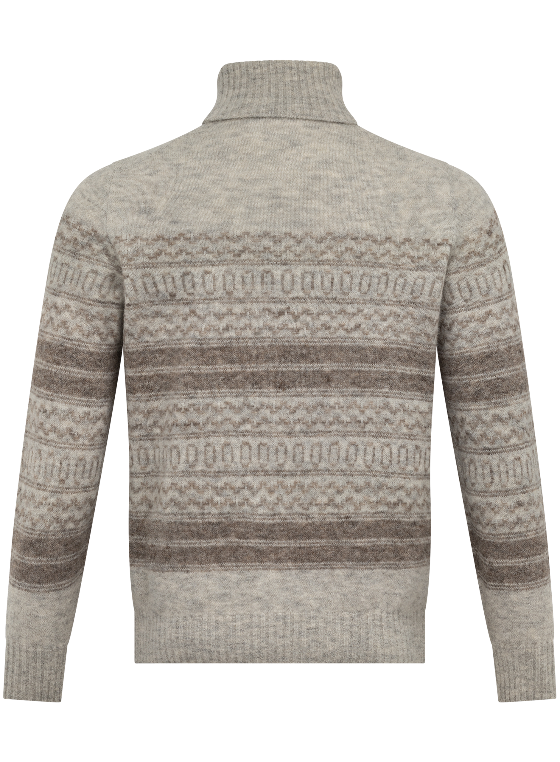 Coltrui met Noors jacquarddessin van alpaca, cashmere en wol | Multicolor