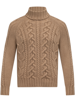 Coltrui in cashmere | Camel