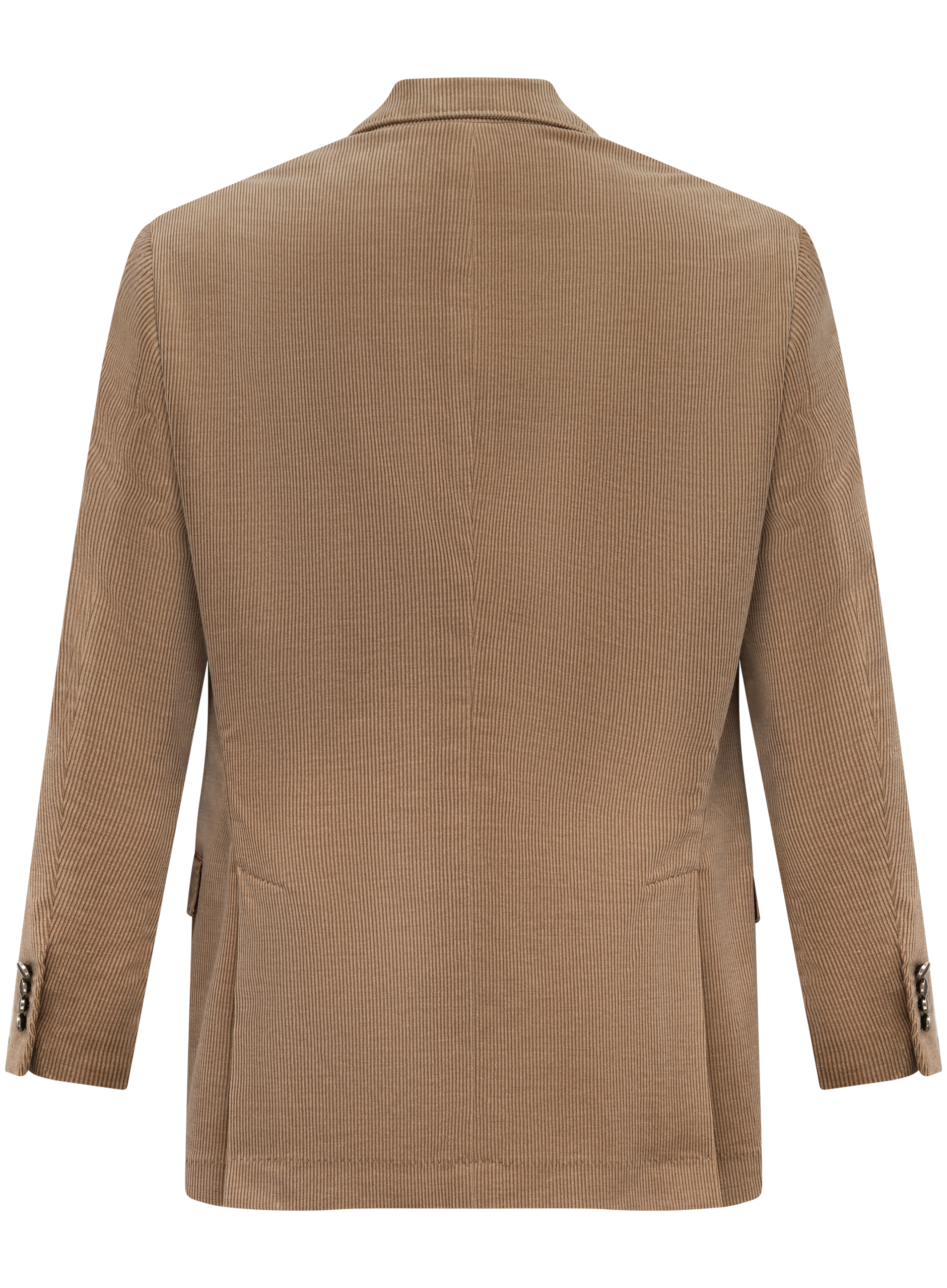 Corduroy pak van katoen en cashmere | Camel