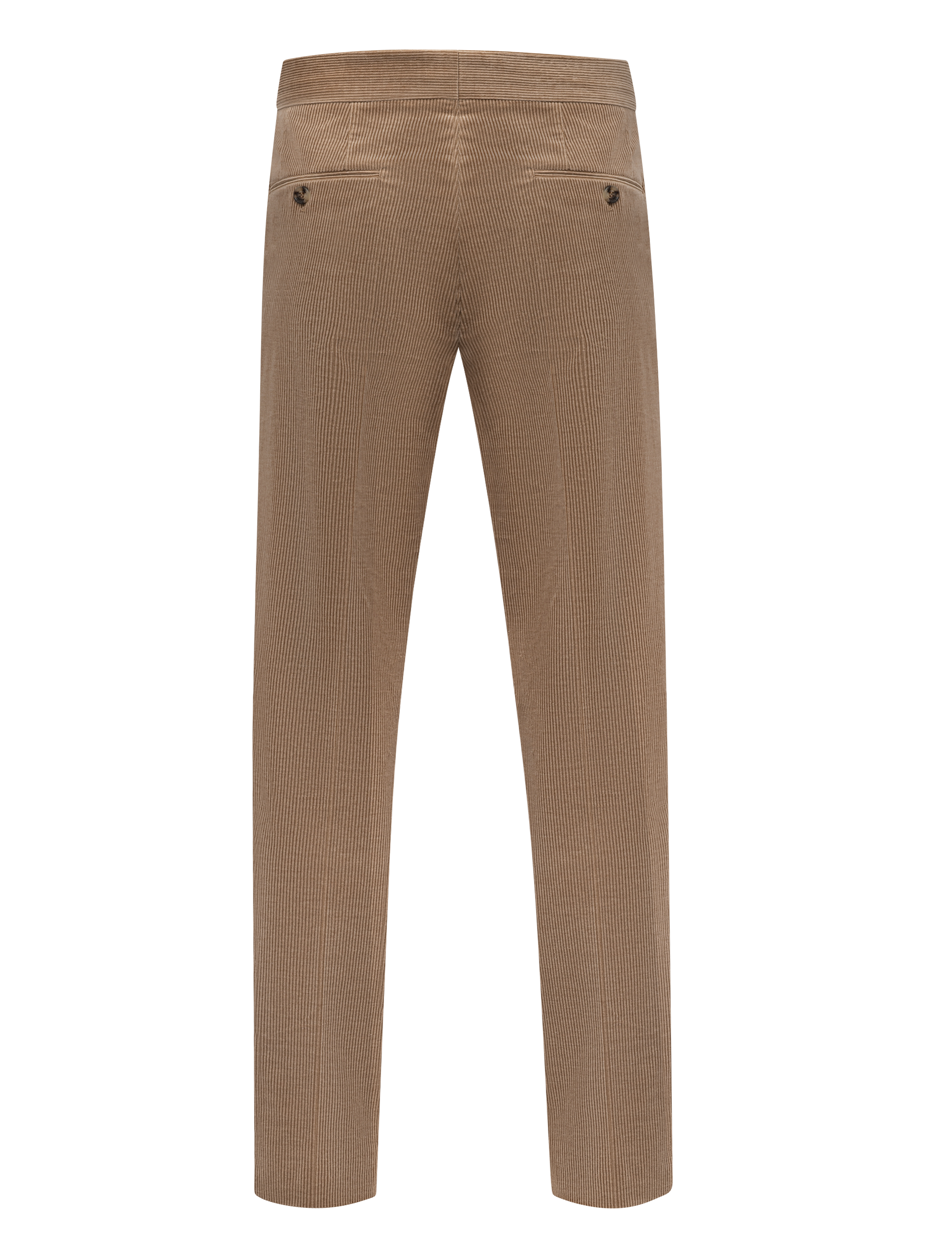 Corduroy pak van katoen en cashmere | Camel