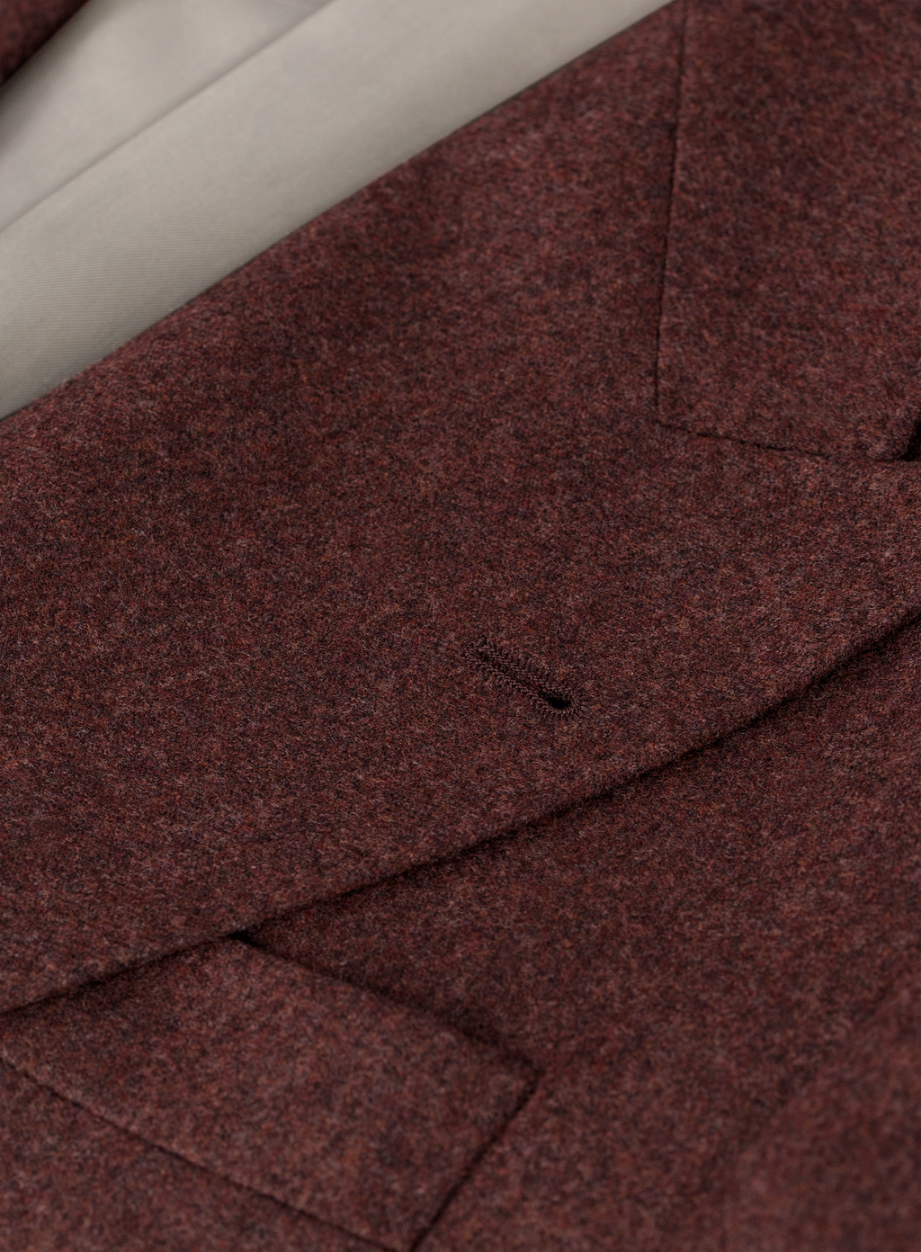 Double breasted pak van scheerwol en cashmere | FULL_WIDTH | Bordeaux