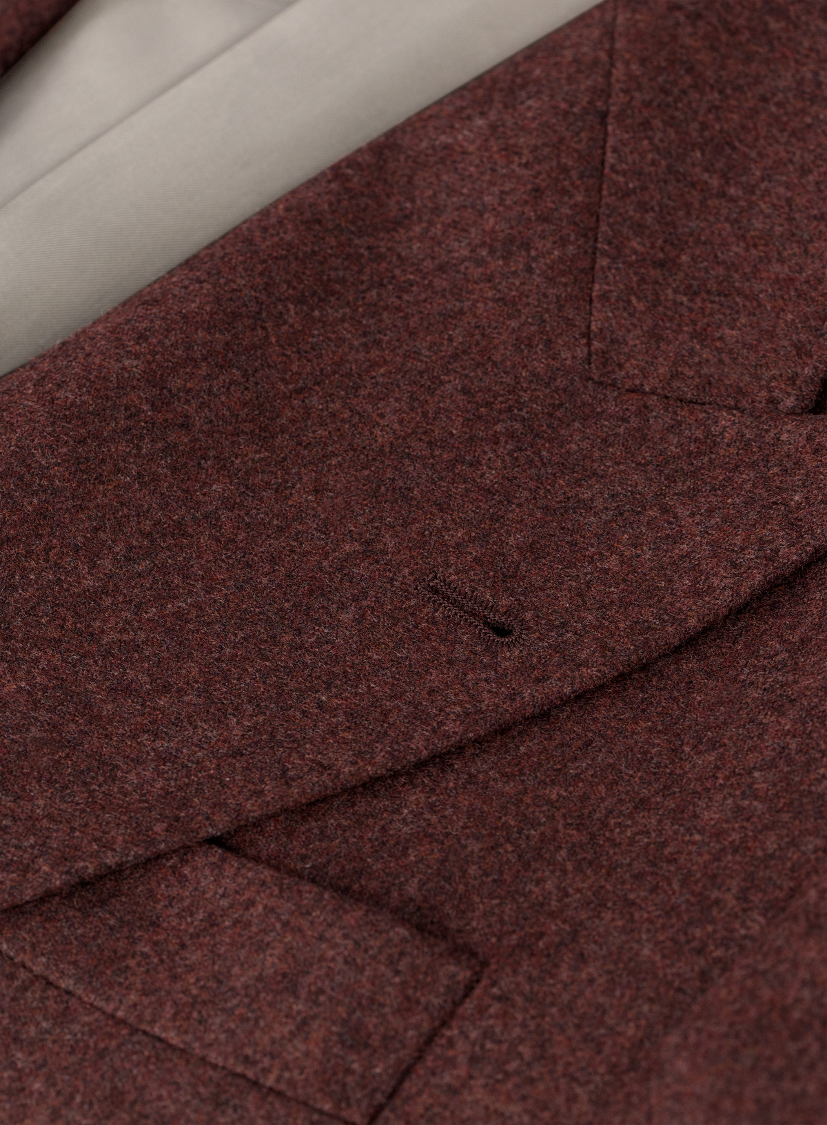 Double breasted pak van scheerwol en cashmere | FULL_WIDTH | Bordeaux