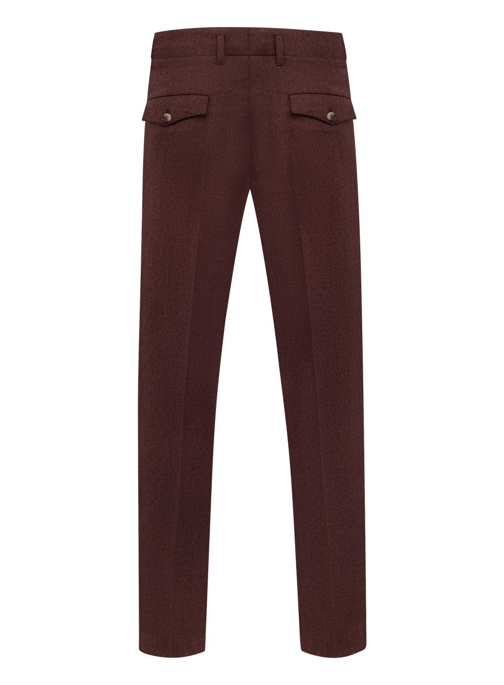 Double breasted pak van scheerwol en cashmere | Bordeaux