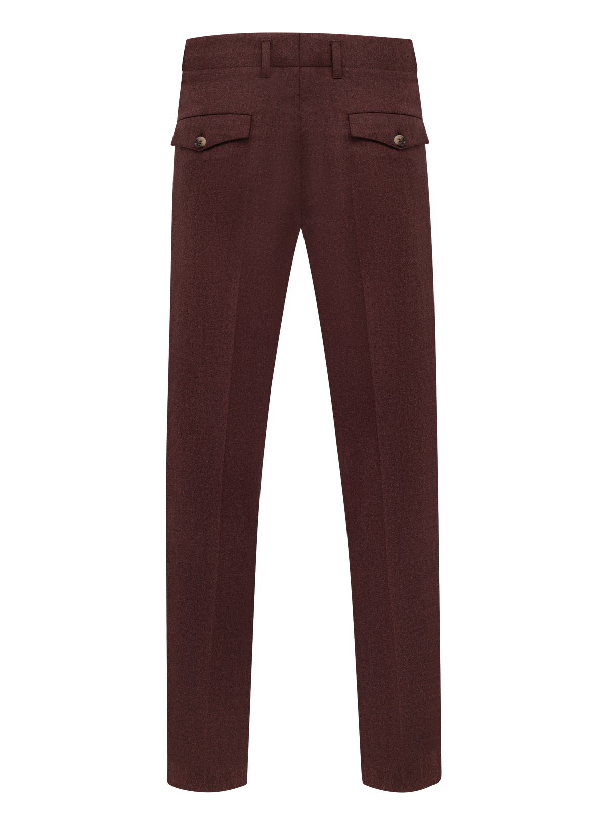 Double breasted pak van scheerwol en cashmere | Bordeaux