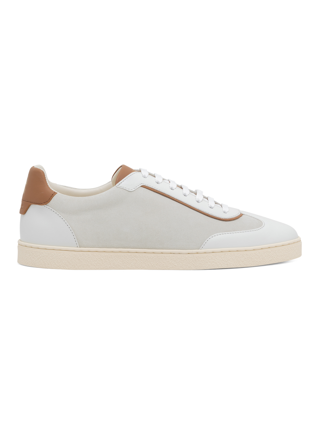 Lage sneakers van leer | Wit