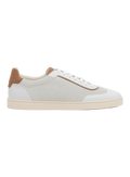 Lage sneakers van leer | Wit