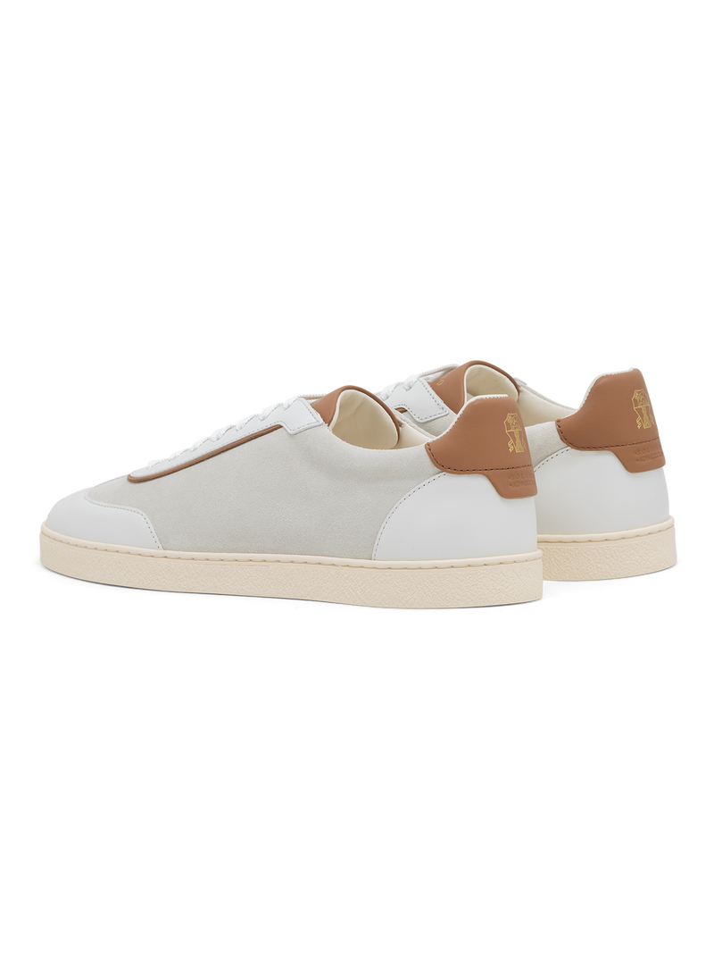 Lage sneakers van leer