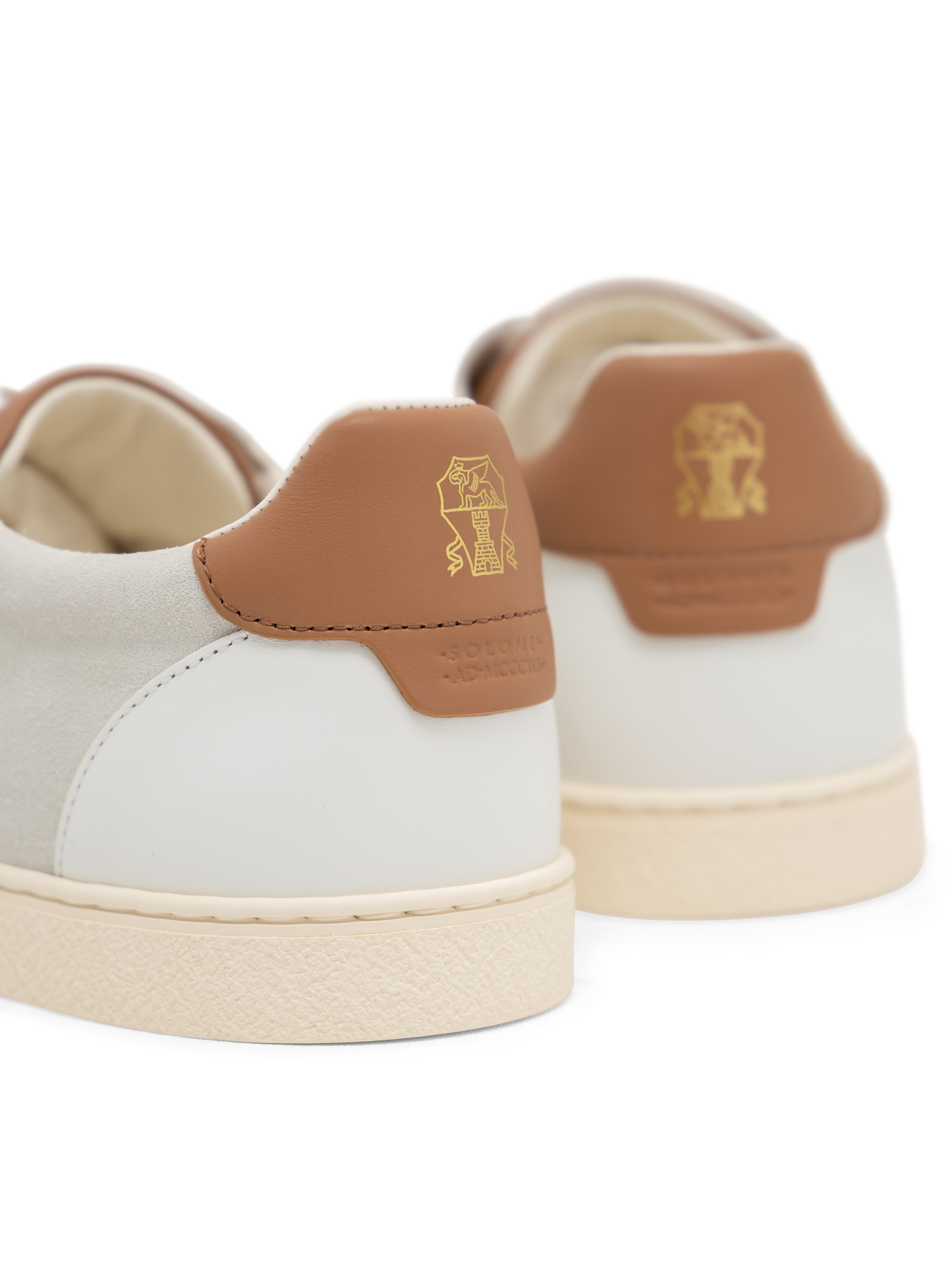 Lage sneakers van leer | FULL_WIDTH | Wit