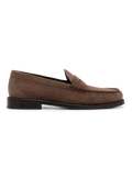 Penny loafers van suède | Bruin