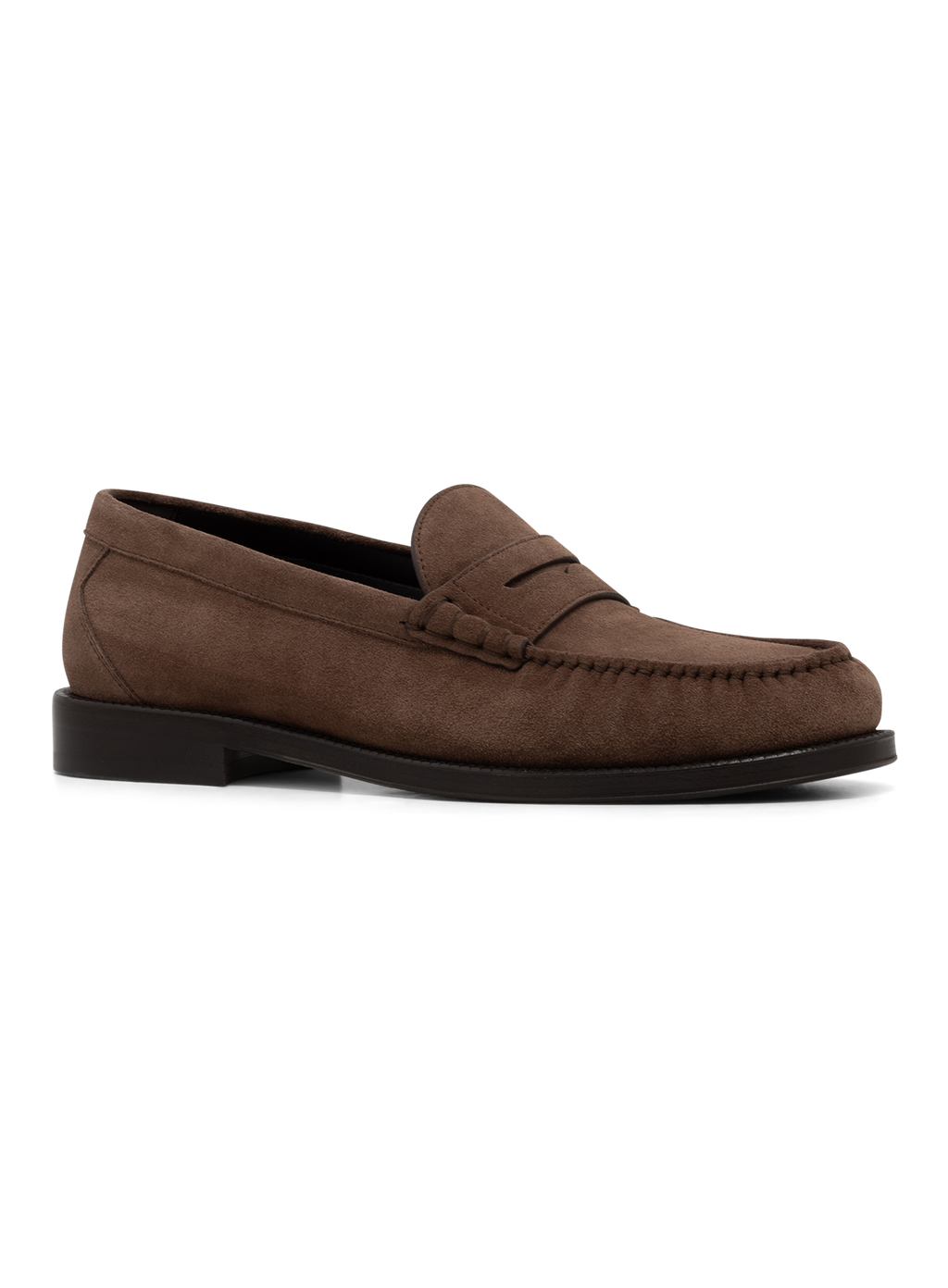Penny loafers van suède | Bruin