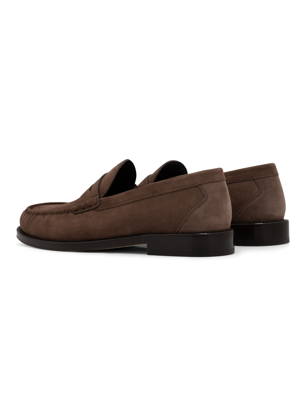 Penny loafers van suède | Bruin