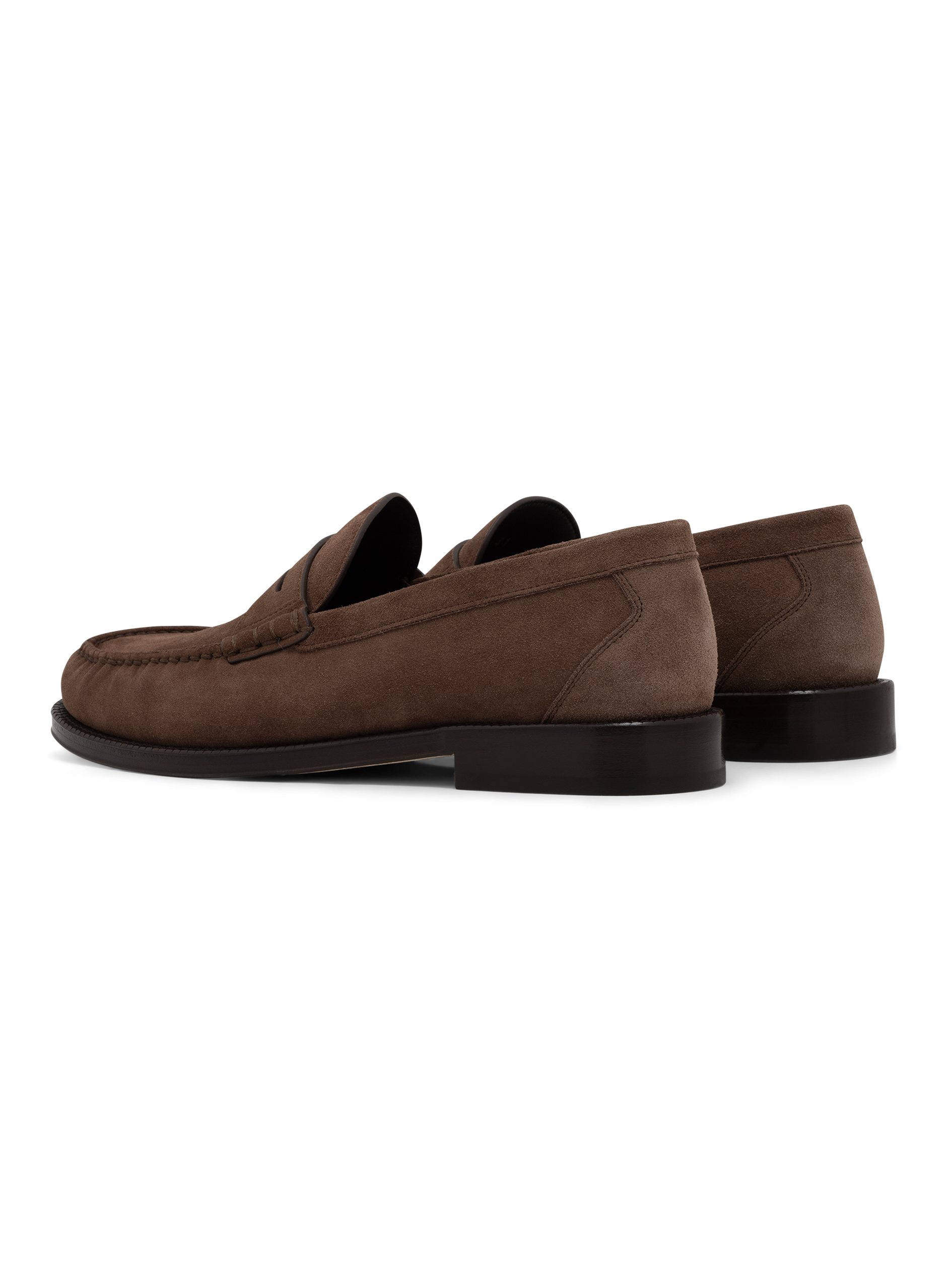 Penny loafers van suède | Bruin