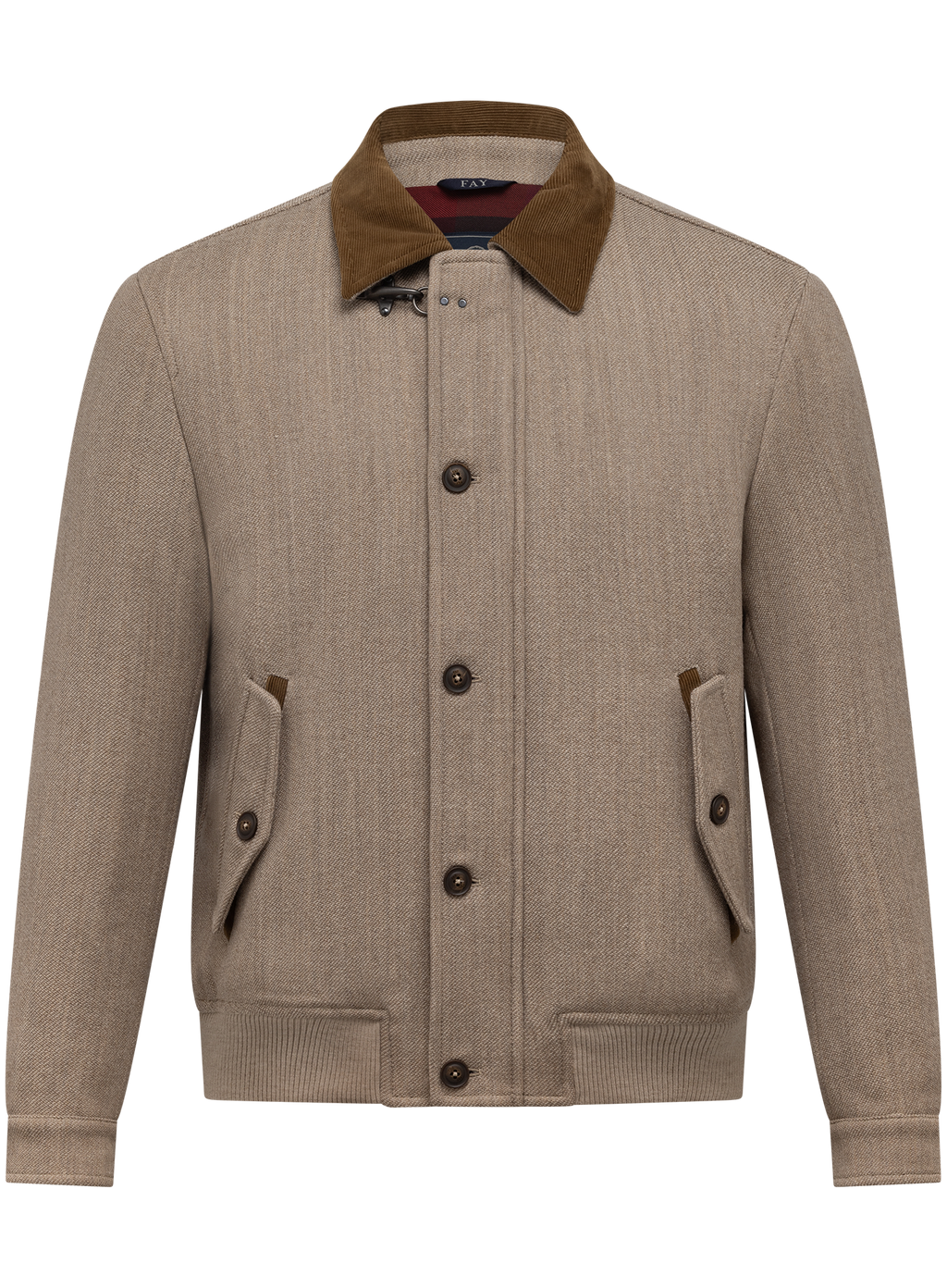 Bomberjack in wol | Beige