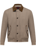 Bomberjack in wol | Beige