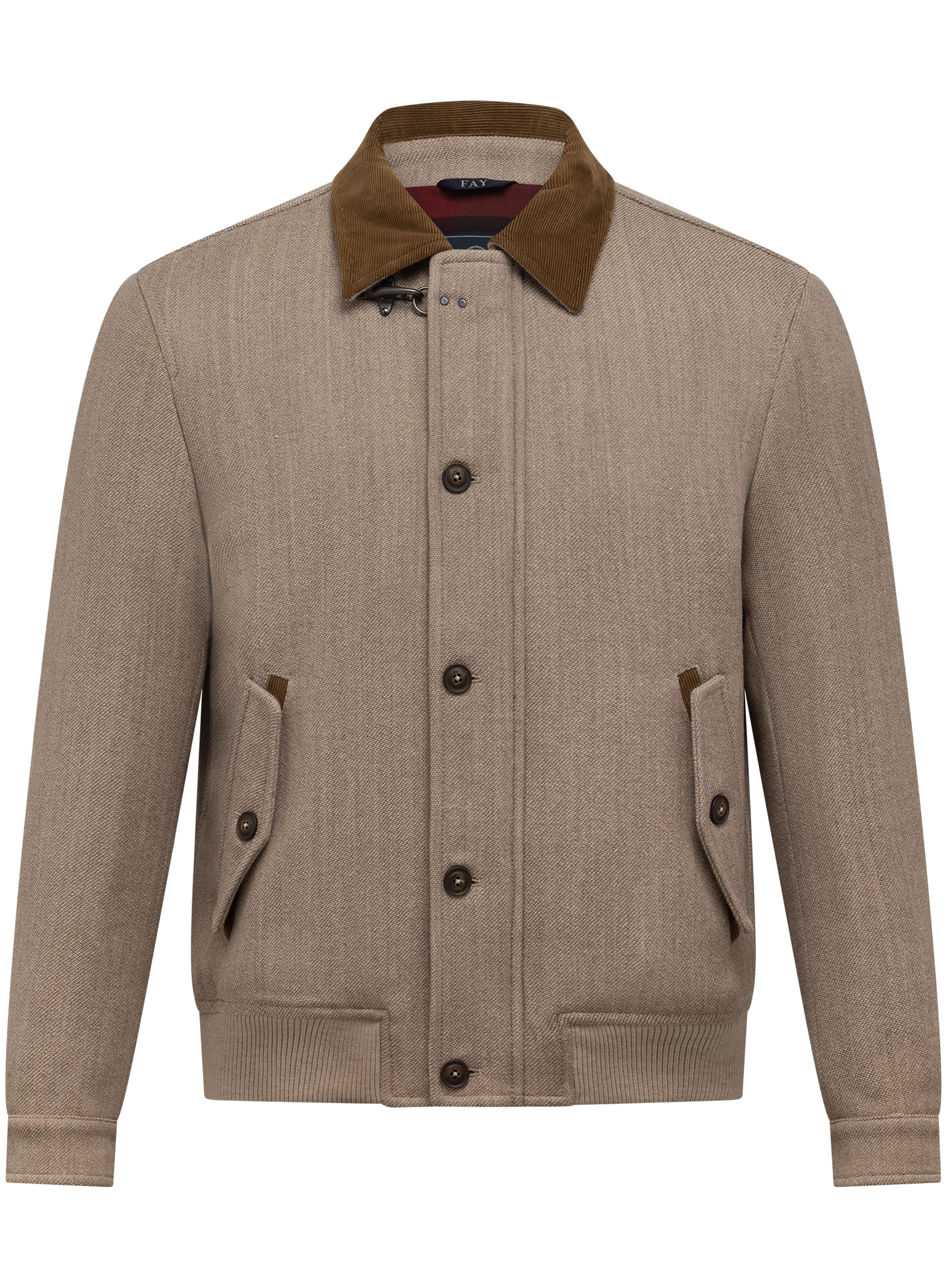 Bomberjack in wol | Beige