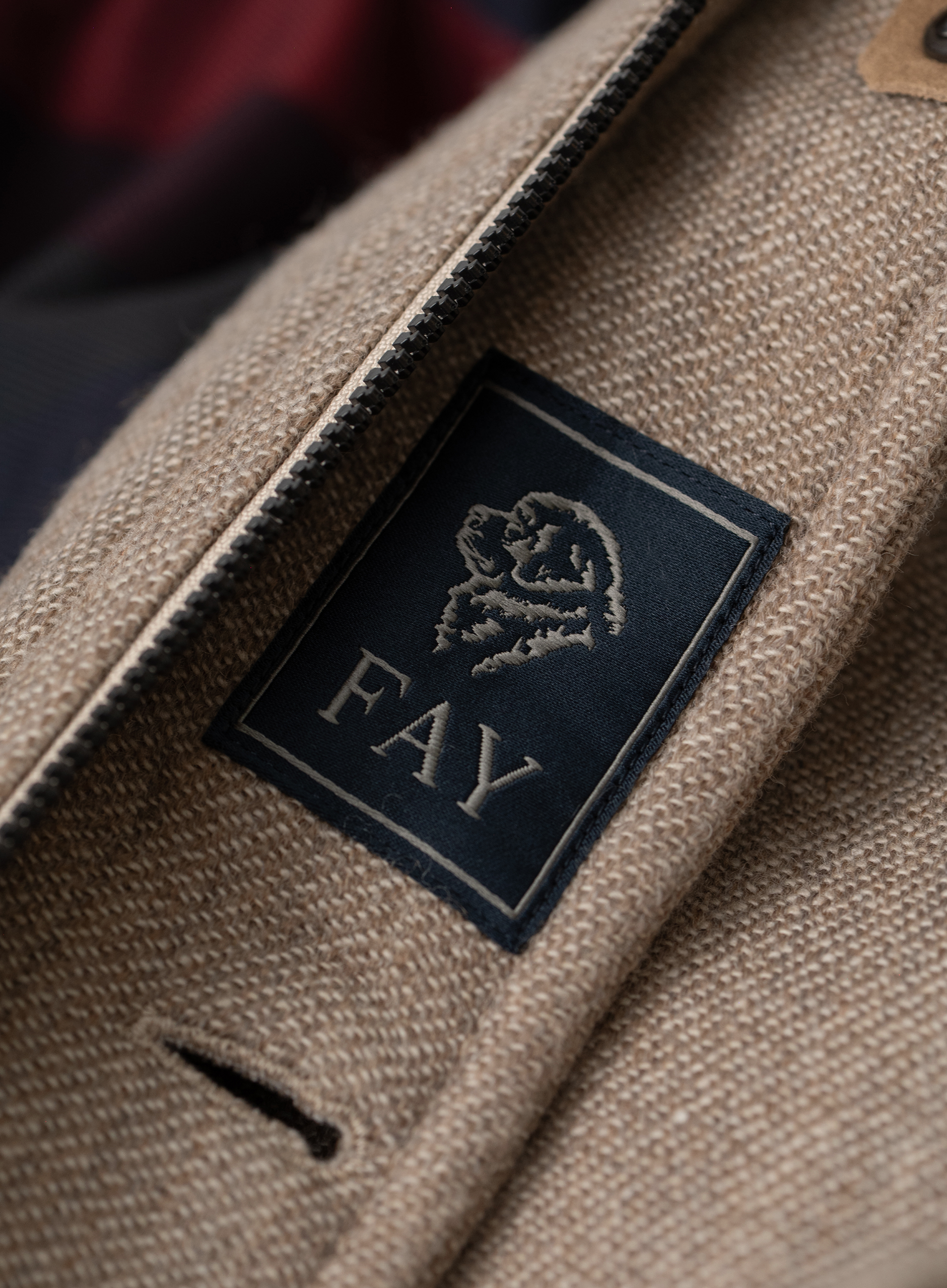 Bomberjack in wol | FULL_WIDTH | Beige