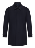Morning Coat van technische wol | BLUE NAVY