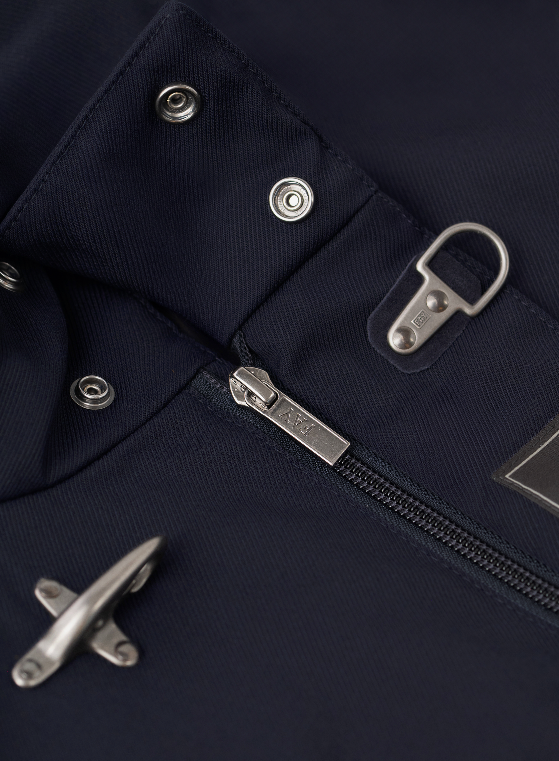 Travel field jacket van stretch scheerwol | FULL_WIDTH | BLUE NAVY