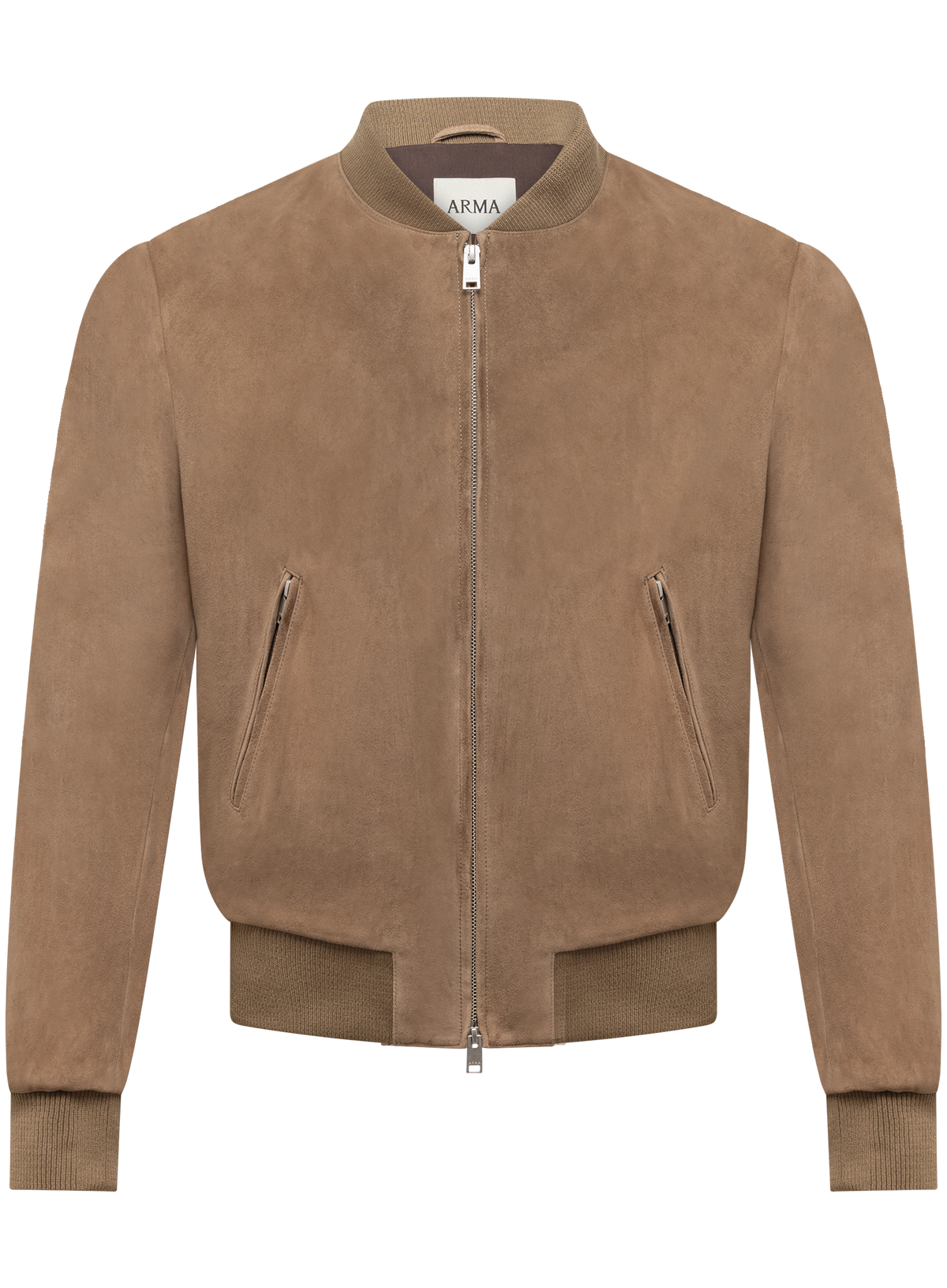Bomberjack in suède | TAUPE BRUIN