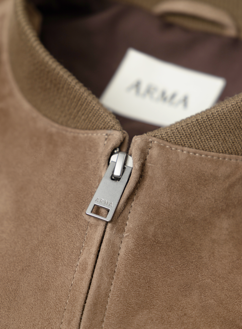Bomberjack in suède | FULL_WIDTH | TAUPE BRUIN