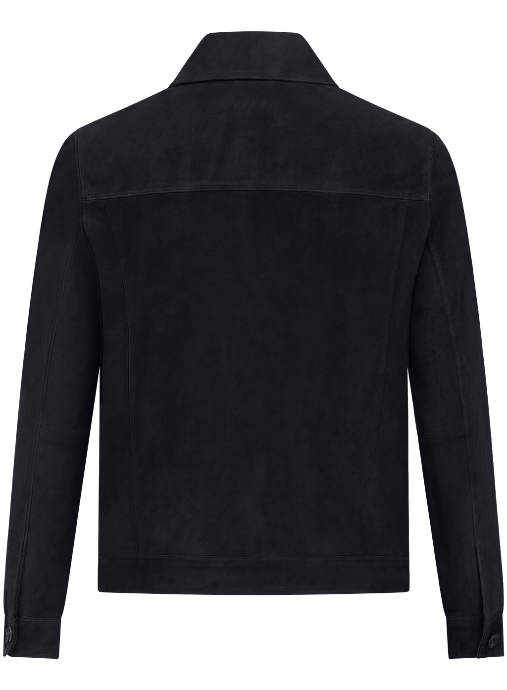 Overshirt in suède | BLUE NAVY