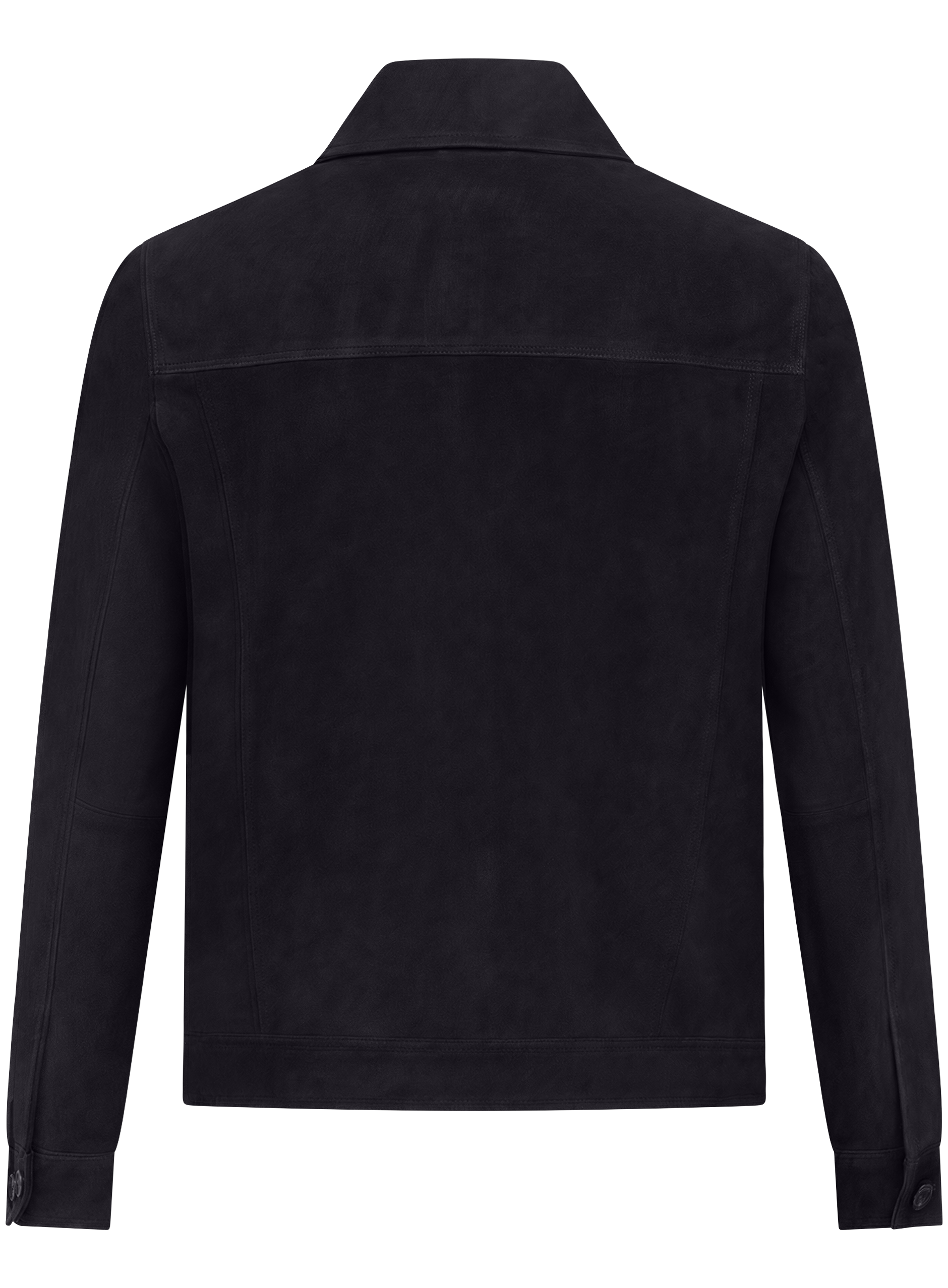 Overshirt in suède | BLUE NAVY