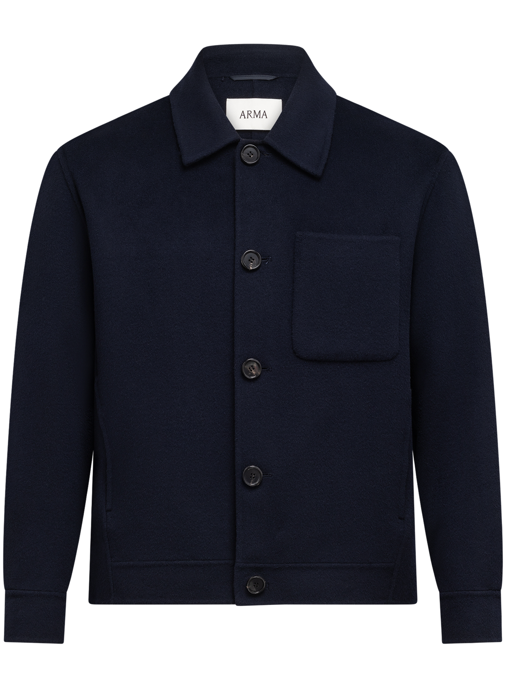 Overshirt in wol | BLUE NAVY