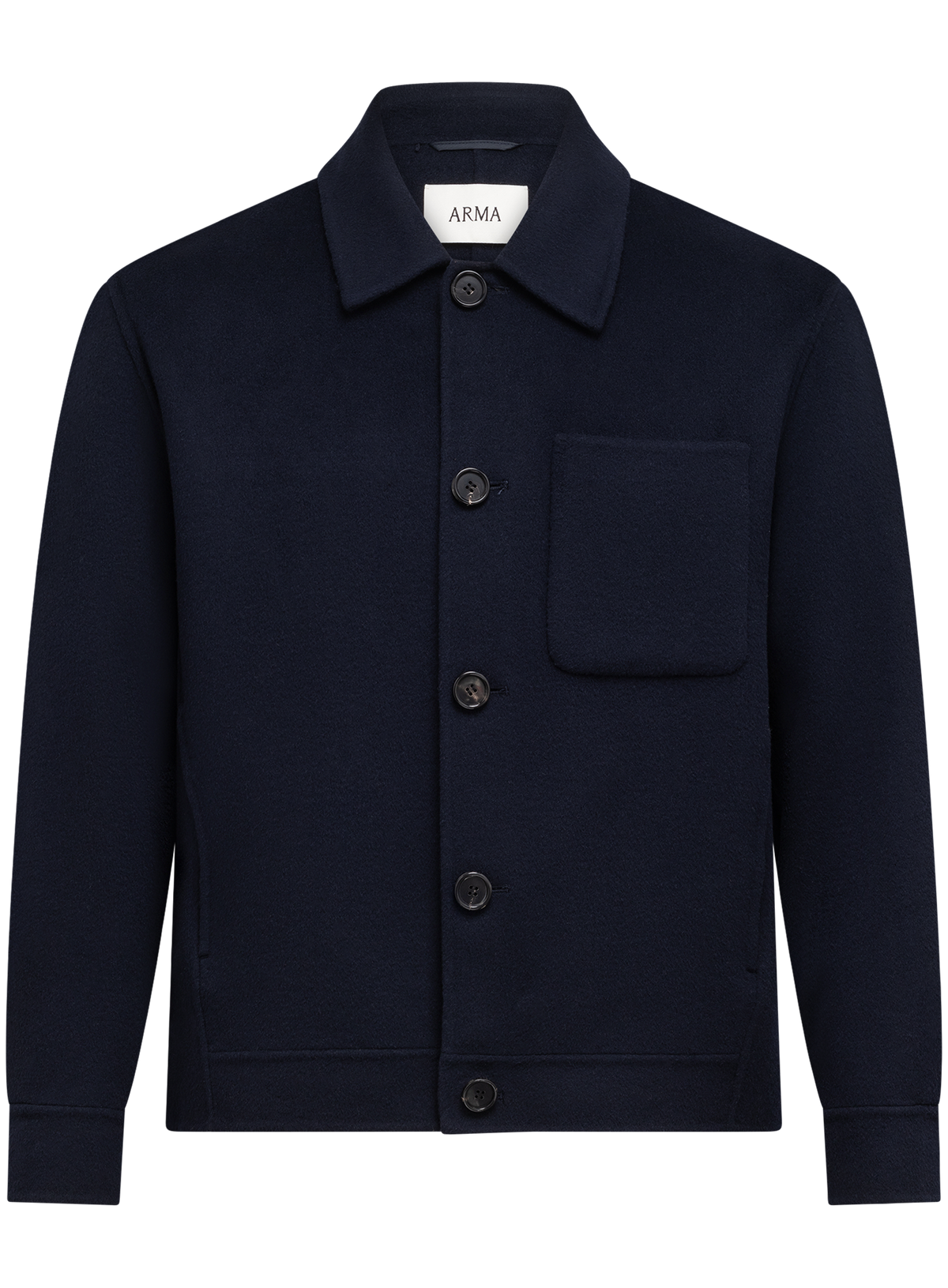 Overshirt in wol | BLUE NAVY