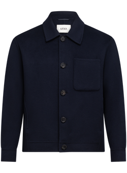 Overshirt in wol | BLUE NAVY