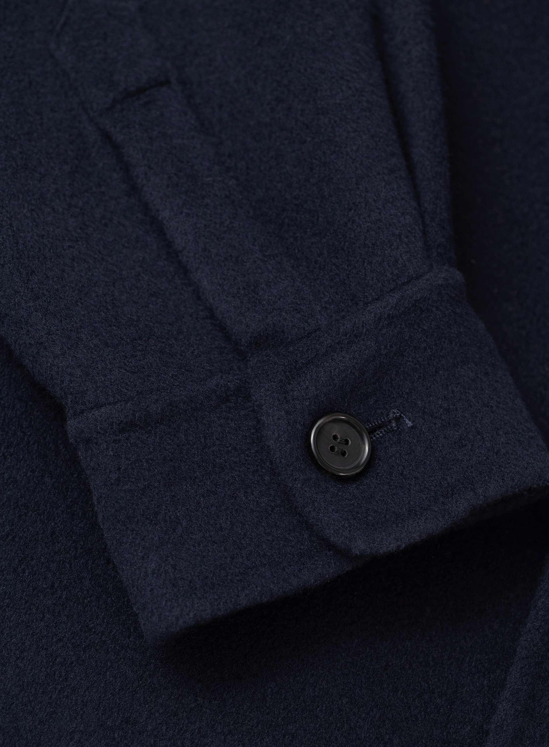 Overshirt in wol | FULL_WIDTH | BLUE NAVY