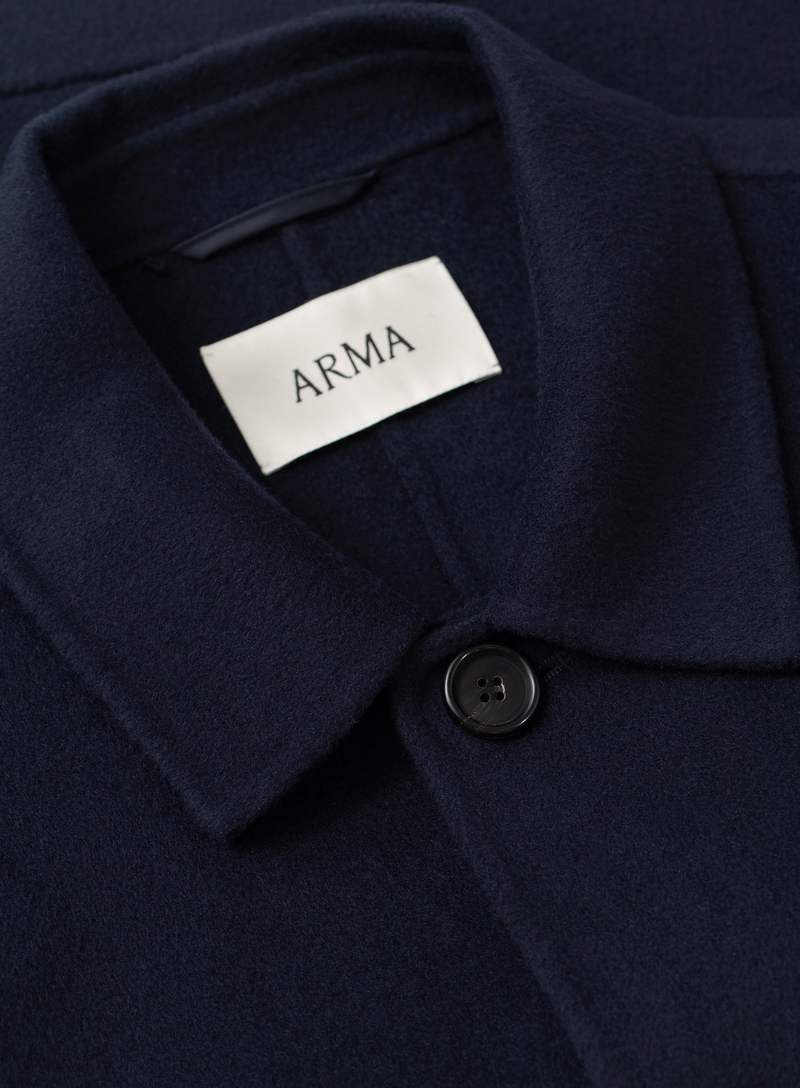 Overshirt in wol | FULL_WIDTH | BLUE NAVY