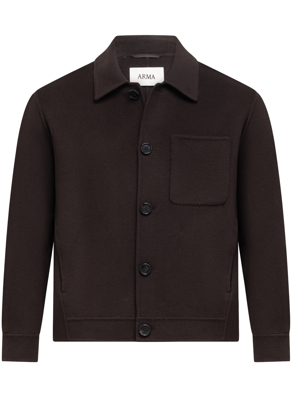 Overshirt in wol | D.Bruin