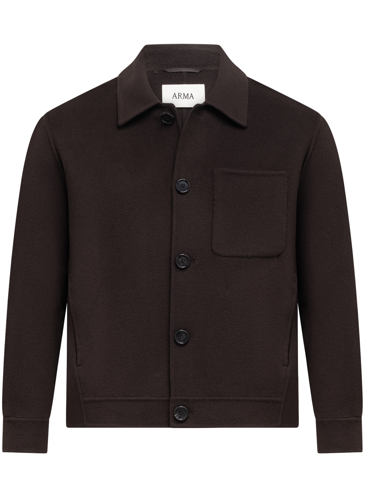 Overshirt in wol | D.Bruin