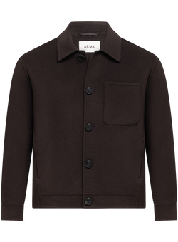 Overshirt in wol | D.Bruin
