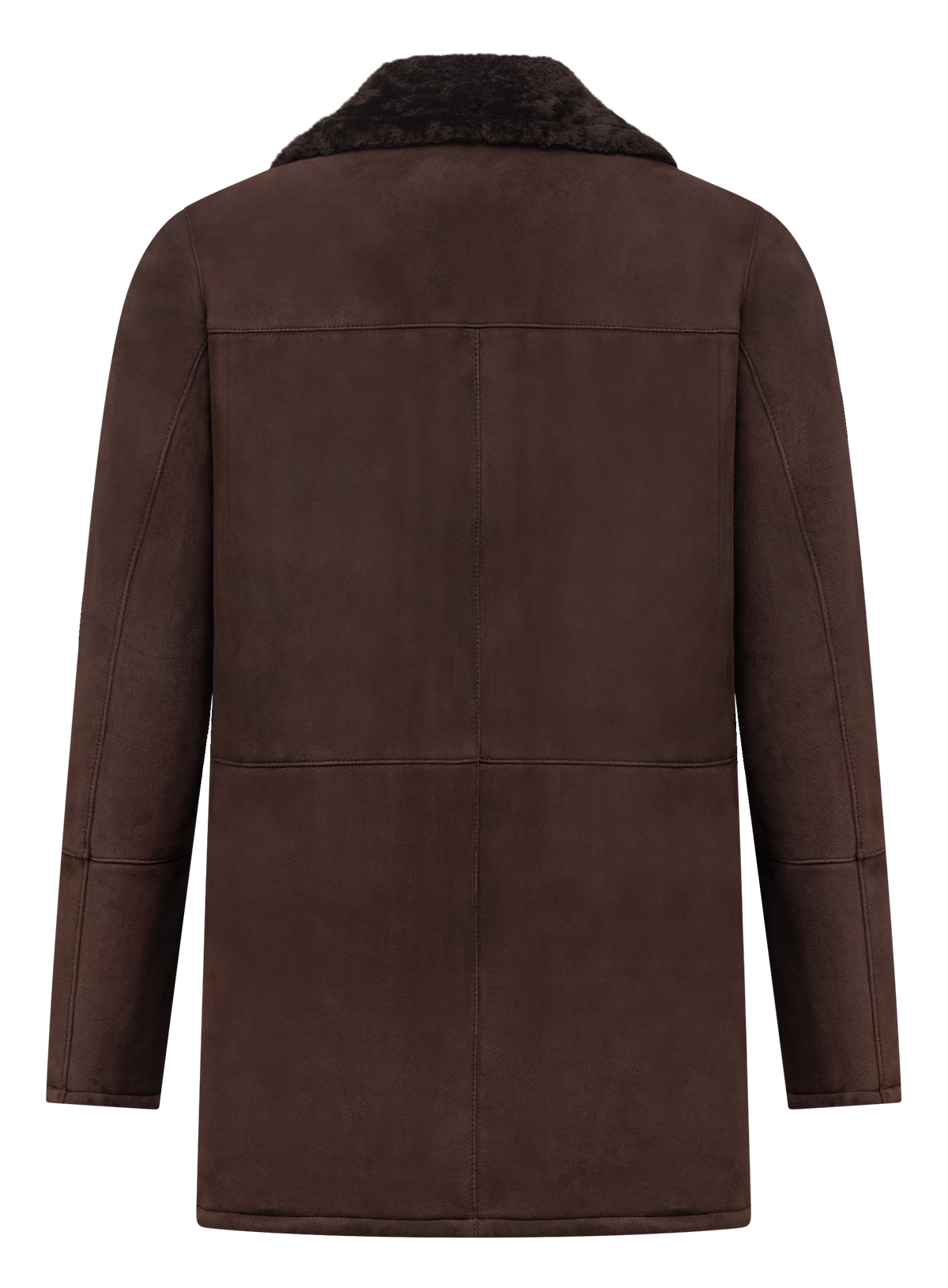 Lammy jas in suède en shearling | D.Bruin