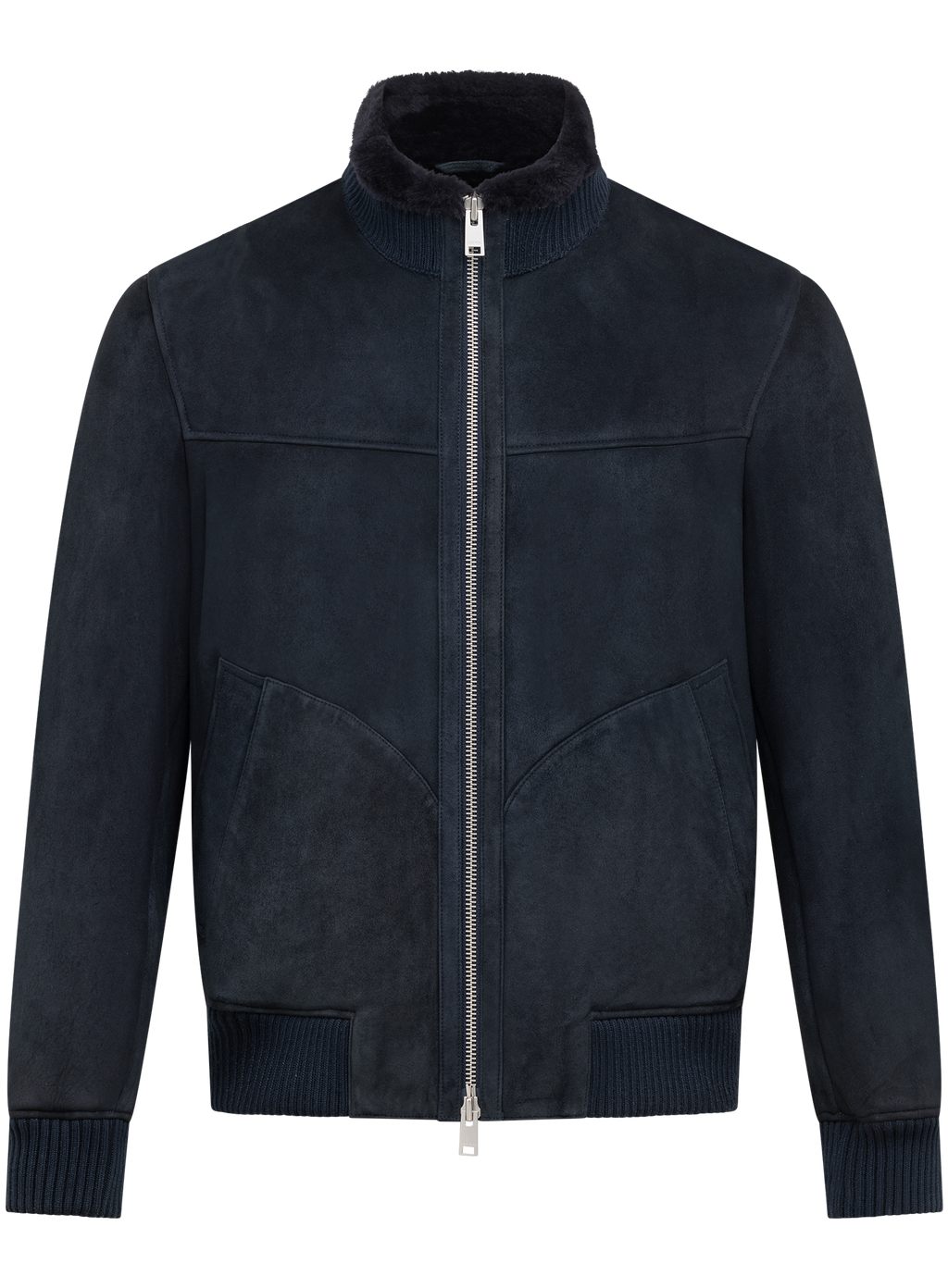 Bomberjack in suède | BLUE NAVY
