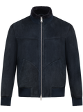 Bomberjack in suède | BLUE NAVY