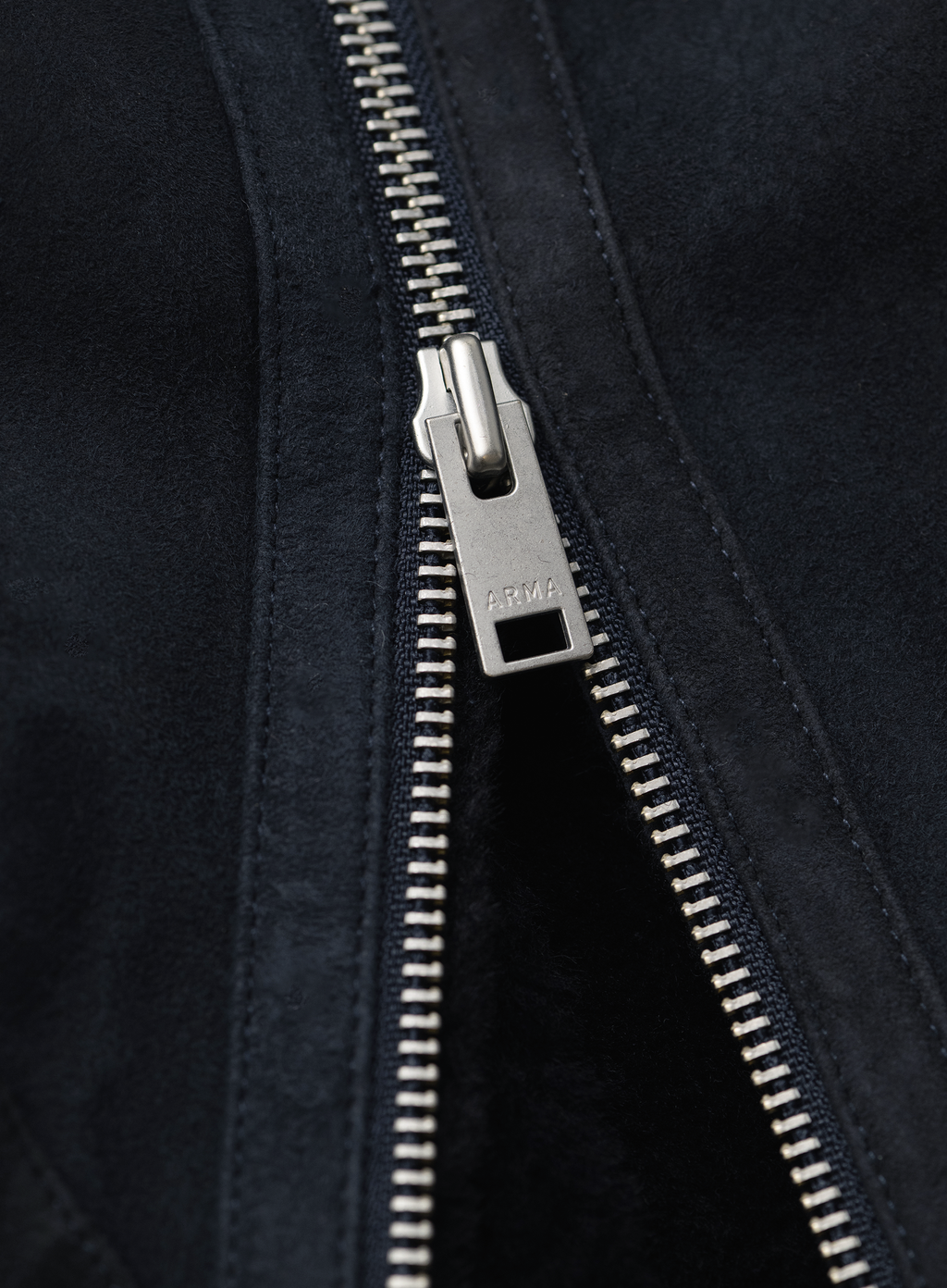 Bomberjack in suède | FULL_WIDTH | BLUE NAVY