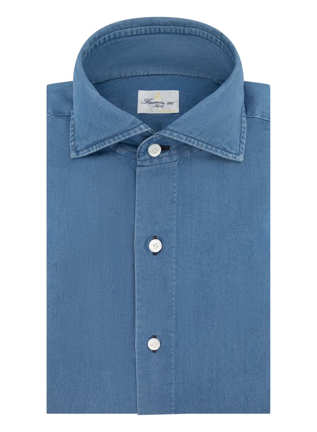 Denim overhemd in katoen | LGHT BLUE DENIM